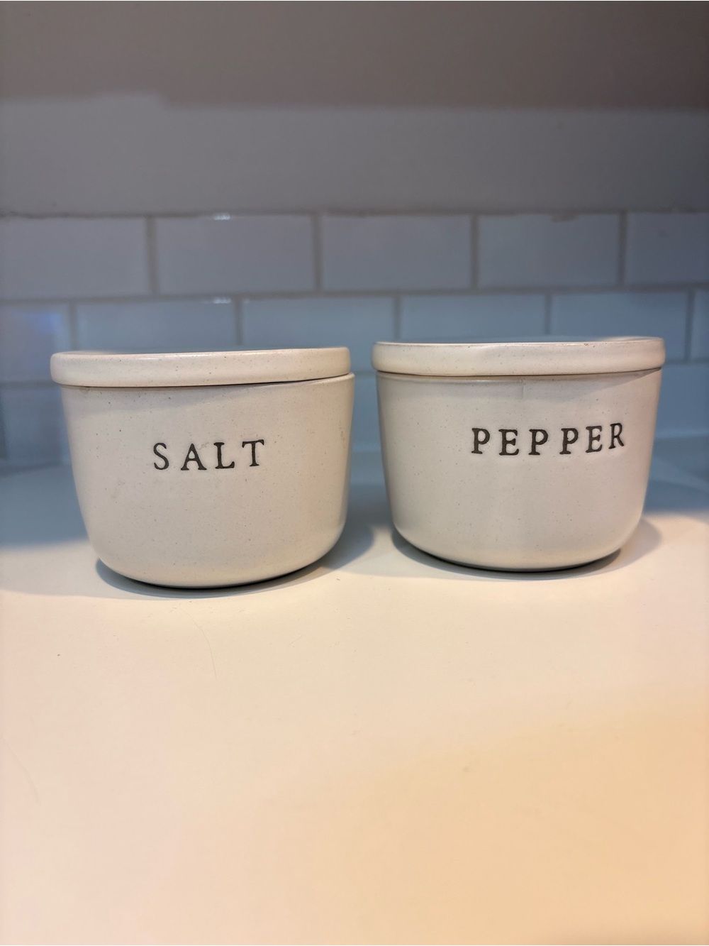 Hearth and hand with magnolia salt and pepper cellar
